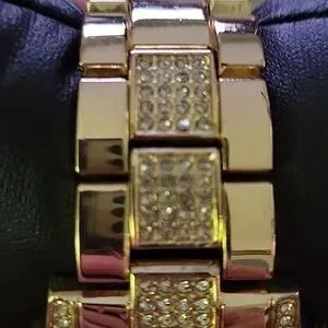 bebe | Accessories | Bebe Womens Watch Gold With Rhinestones  display picture 2